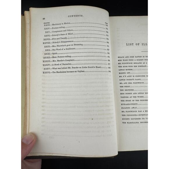 Charles Dickens "Little Dorrit - Volume I" - The Peterson's Duodecimo Edition - Picture 12 of 14